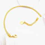 2mm 316L Stainless Steel Snake Chain Bracelet for Women Men 16+4cm