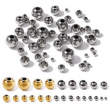 Stainless Steel Spacer Beads for Jewelry Making - Loose Ball Beads 2mm-10mm
