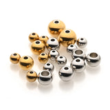 Stainless Steel Spacer Beads for Jewelry Making - Loose Ball Beads 2mm-10mm