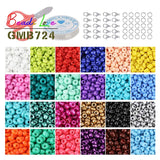 Czech Glass Seed Beads Box Set - Charms Rondelle Spacer Beads for Jewelry Making
