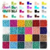 Czech Glass Seed Beads Box Set - Charms Rondelle Spacer Beads for Jewelry Making