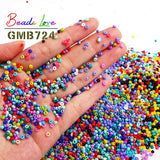 Czech Glass Seed Beads Box Set - Charms Rondelle Spacer Beads for Jewelry Making