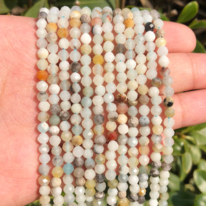 Faceted Natural Stone Beads Labradorite Howlite Turquoise Loose Beads