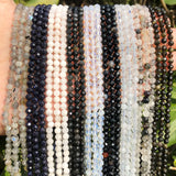 Faceted Natural Stone Beads Labradorite Howlite Turquoise Loose Beads