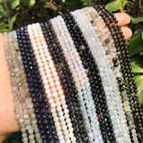 Faceted Natural Stone Beads Labradorite Howlite Turquoise Loose Beads