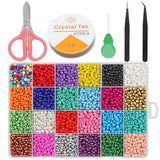 Czech Crystal Glass Seed Beads Kit DIY Jewelry