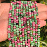 Natural Stone Epidote Zoisite Jaspers Round Loose Spacer Beads 15''