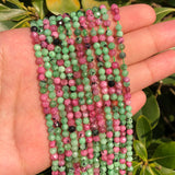 Natural Stone Epidote Zoisite Jaspers Round Loose Spacer Beads 15''