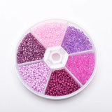 Czech Glass Seed Beads Set Charm Rondelle Spacer Beads for Jewelry Making