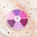 Czech Glass Seed Beads Set Charm Rondelle Spacer Beads for Jewelry Making