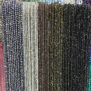 Faceted Natural Stone Beads Spinels Labradorite Howlite Quartz