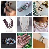 Faceted Natural Stone Beads Spinels Labradorite Howlite Quartz