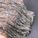 Faceted Natural Stone Beads Spinels Labradorite Howlite Quartz