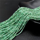 Natural Stone Beads Faceted Round Sapphires Emerald Bead
