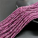 Natural Stone Beads Faceted Round Sapphires Emerald Bead