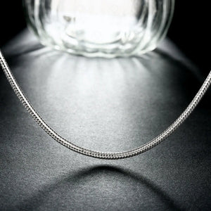 2mm 925 Sterling Silver Snake Chain Necklace 16-24"