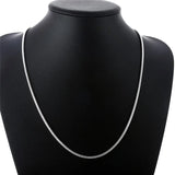 2mm 925 Sterling Silver Snake Chain Necklace 16-24"