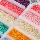 2mm 9000Pcs Czech Glass Seed Beads Set for DIY Jewelry Making
