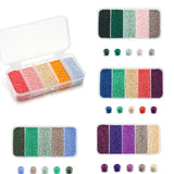Glass Seed Beads Czech Charm Crystal Spacer Beads Set for Jewelry Making DIY