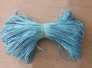 2mm Aqua Nylon Cord Macrame Rope Beading Bracelet Cords 90m