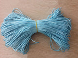 2mm Aqua Nylon Cord Macrame Rope Beading Bracelet Cords 90m