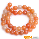 Green Aventurine Round Beads 15 inch Strand