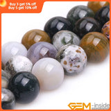 2mm Multicolor Ocean Agate Beads 15in Strand DIY Jewelry Bracelet Necklace