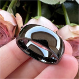 2mm Tungsten Carbide Wedding Band for Women Men High Polished Comfort Fit