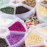 2mm Czech Glass Seed Beads Charm Crystal Spacer Seedbeads