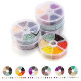 2mm Czech Glass Seed Beads Charm Crystal Spacer Seedbeads