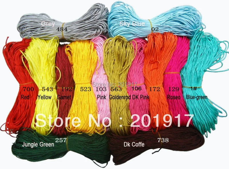 2mm Nylon Cord for DIY Jewelry Macramec Rope Bracelet Accessories