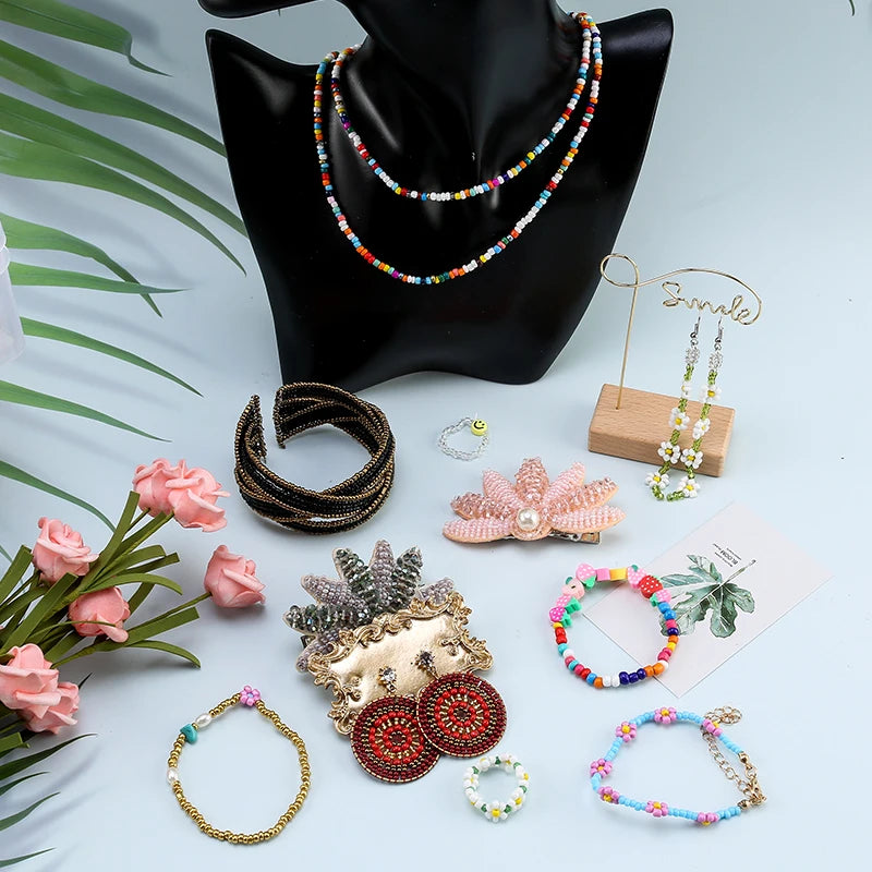 2mm Seed Bead Kit with Letter Beads Organizer Box