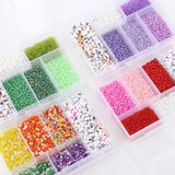 Czech Crystal Glass Seed Beads Alphabet Waist Beads Set for DIY Jewelry