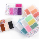 Czech Crystal Glass Seed Beads Alphabet Waist Beads Set for DIY Jewelry