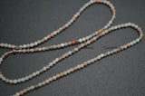 2mm Faceted Sunstone Round Loose Beads Mix