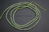 2mm Green Prehnite Stone Round Loose Beads