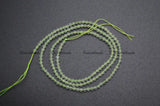 2mm Green Prehnite Stone Round Loose Beads