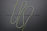 2mm Green Prehnite Stone Round Loose Beads