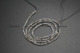 2mm Faceted Diamond Cutting Labradorite Stone Round Loose Beads