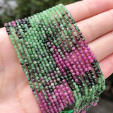 2mm Epidote Zoisite Stone Beads for Jewelry Making
