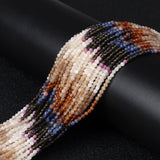 2mm Faceted Stone Beads Mix Quartzs Agates Jaspers Loose Spacer Bead