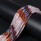 2mm Faceted Stone Beads Mix Quartzs Agates Jaspers Loose Spacer Bead
