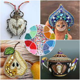 2mm Glass Seed Beads Belt Box Set DIY Embroidery Charm Seedbeads Rondelle Beads