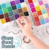 2mm Seed Beads Box Set for Jewelry Making DIY