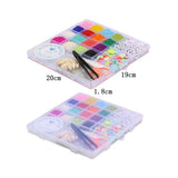 2mm Glass Seed Beads Craft Box for DIY Bracelets Necklaces Jewelry Making