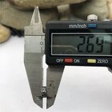 2mm Hole Retro Round Beads Charms Spacer Beads for Bracelet Jewelry Making