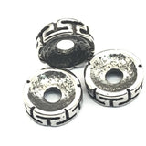 2mm Hole Retro Round Beads Charms Spacer Beads for Bracelet Jewelry Making