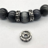 2mm Hole Retro Round Beads Charms Spacer Beads for Bracelet Jewelry Making