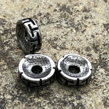 2mm Hole Retro Round Beads Charms Spacer Beads for Bracelet Jewelry Making