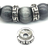 2mm Hole Retro Round Beads Charms Spacer Beads for Bracelet Jewelry Making